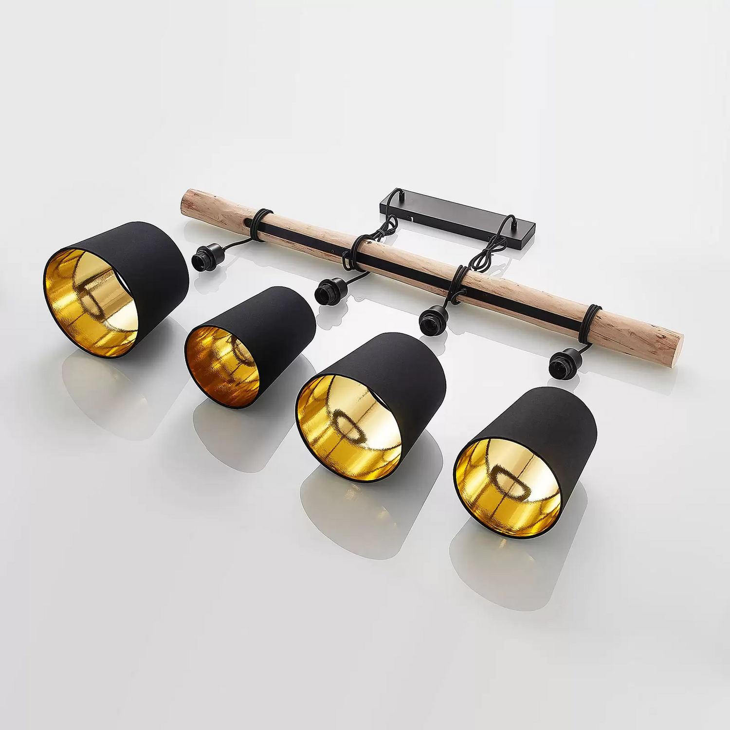B-Ware Lindby Hängeleuchte Pendelleuchte Hinai Schwarz Deckenleuchte Led Lampe 116cm