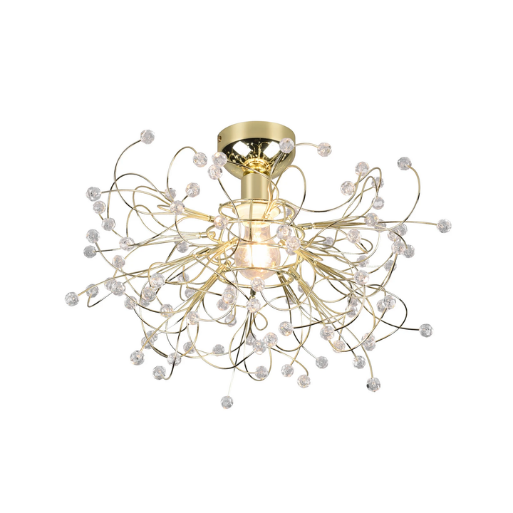 Reality Leuchten Deckenleuchte Gloria Deckenlampe Leuchte E27 einflammig messing