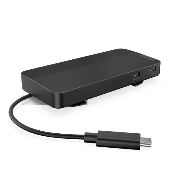 Lenovo USB-C Dual Display Travel Dock Dockingstation Ladestation Adapter