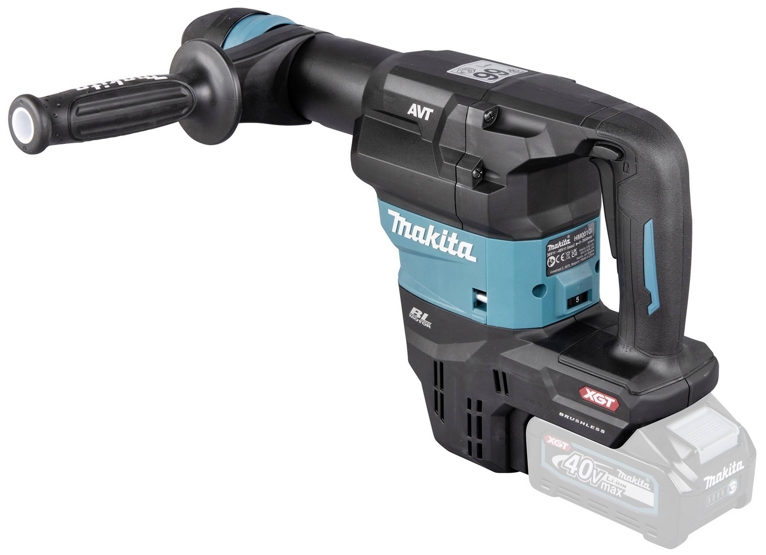 B-Ware Makita  Stemmhammer 9.4 J Bürstenlos Inkl. Koffer Elektrowerkzeuge Bohrmaschine