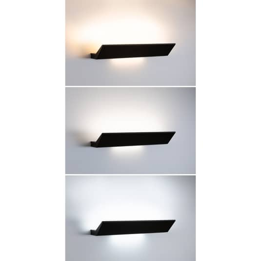 Paulmann Ranva LED-Wandleuchte Wandlampe Wandlicht Leuchte ZigBee CCT schwarz