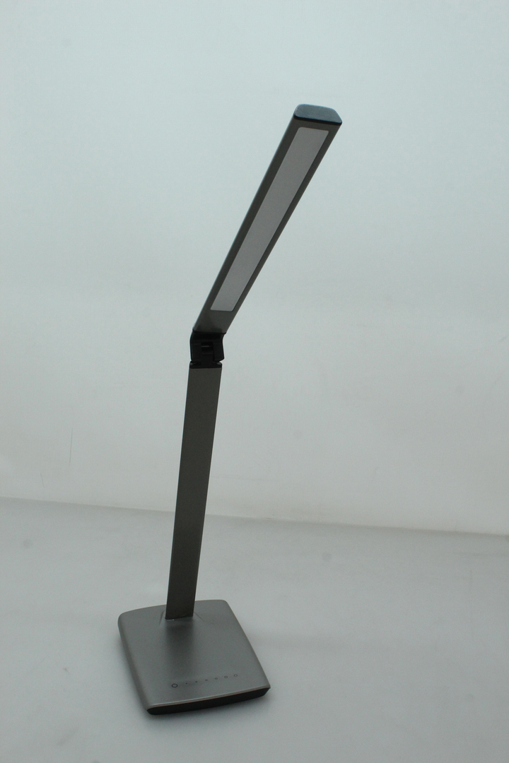 Lindby Kuno LED-Tischlampe Schreibtischlampe Leselampe Lampe Metallicgrau 8,298