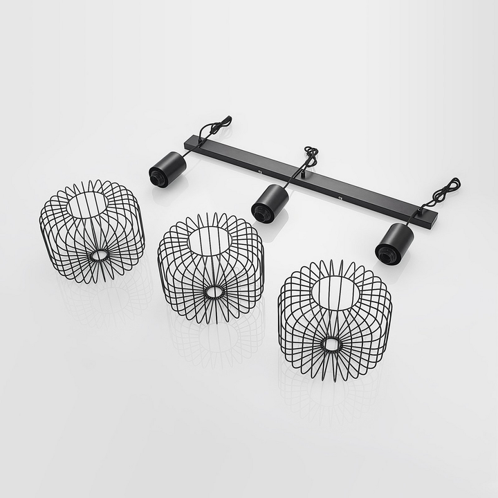 Lindby Vatiki Pendelleuchte Deckenlampe Hängeleuchte Hängeleuchte schwarz m344