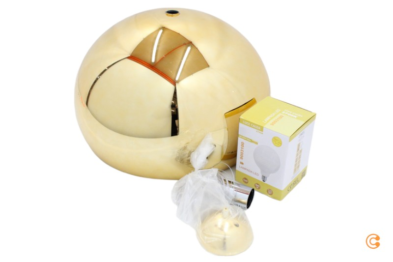Kartell FL/Y LED-Pendellampe Hängeleuchte Hängelampe Leuchte Lampe gold glänzend