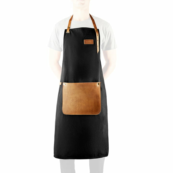 Eva Solo Grillschürze Bbq Schürze Kochschürze Schürze Nackenband Tasche Schwarz  B-Ware