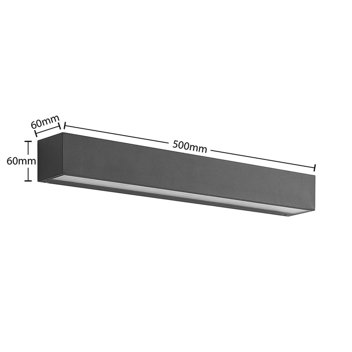 Lucande Lengo Led Wandleuchte Gartenleuchte Außenwandleuchte Dekolampe Led Gr180 B-Ware