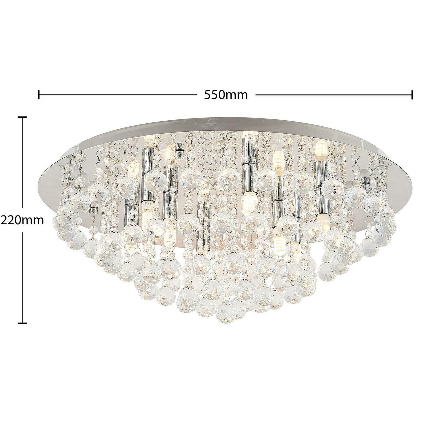 B-Ware Lindby Antonino Deckenlampe Wohnzimmerleuchte Deckenleuchte Lampe Kronleuch955