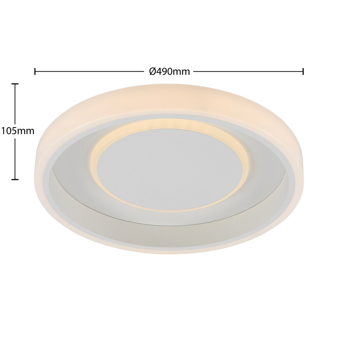 Lindby Wikani LED-Deckenlampe Deckenlampe Lampe Leuchte RGB CCT dimmbar
