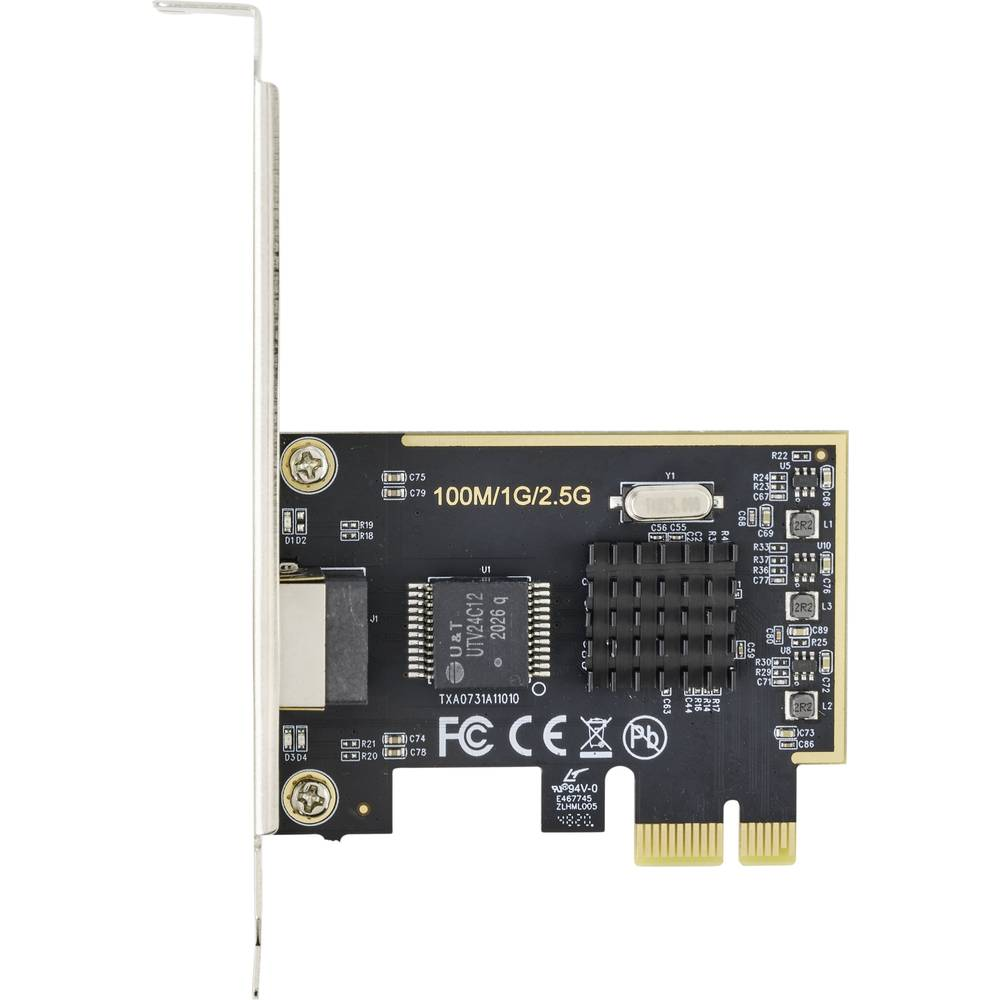 Renkforce RF-4870830 Netzwerkkarte 2.5 GBit/s Gigabit-LAN (1/2.5 Gbit/s)