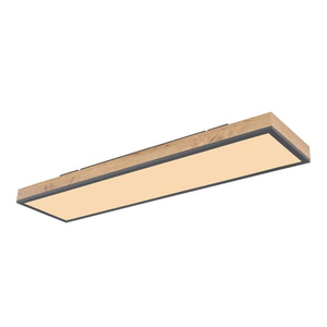 B-Ware Deckenleuchte Deckenlampe Led Leuchte Lindby Laviona Wohnraum Flur Holzdekor