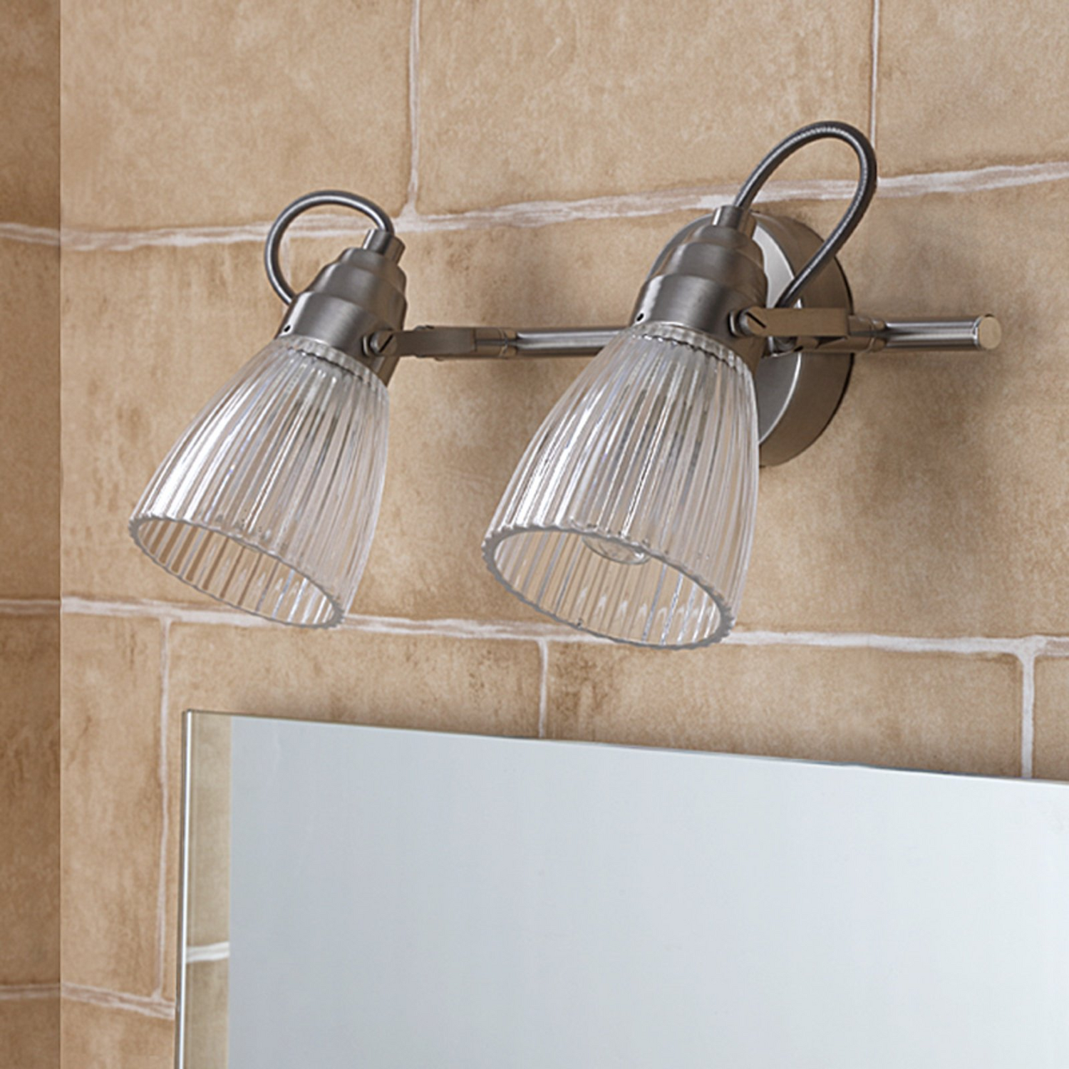 Applique murale Lindby pour salle de bain, applique Kara pour couloir, applique décorative pour tableau, spot mural G9 88 (B-Stock) 