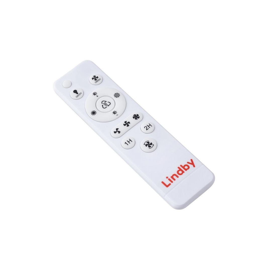 Lindby Led Deckenventilator Teleo Deckenventilator Venti Holzfarben Dc Leise Cct B-Ware