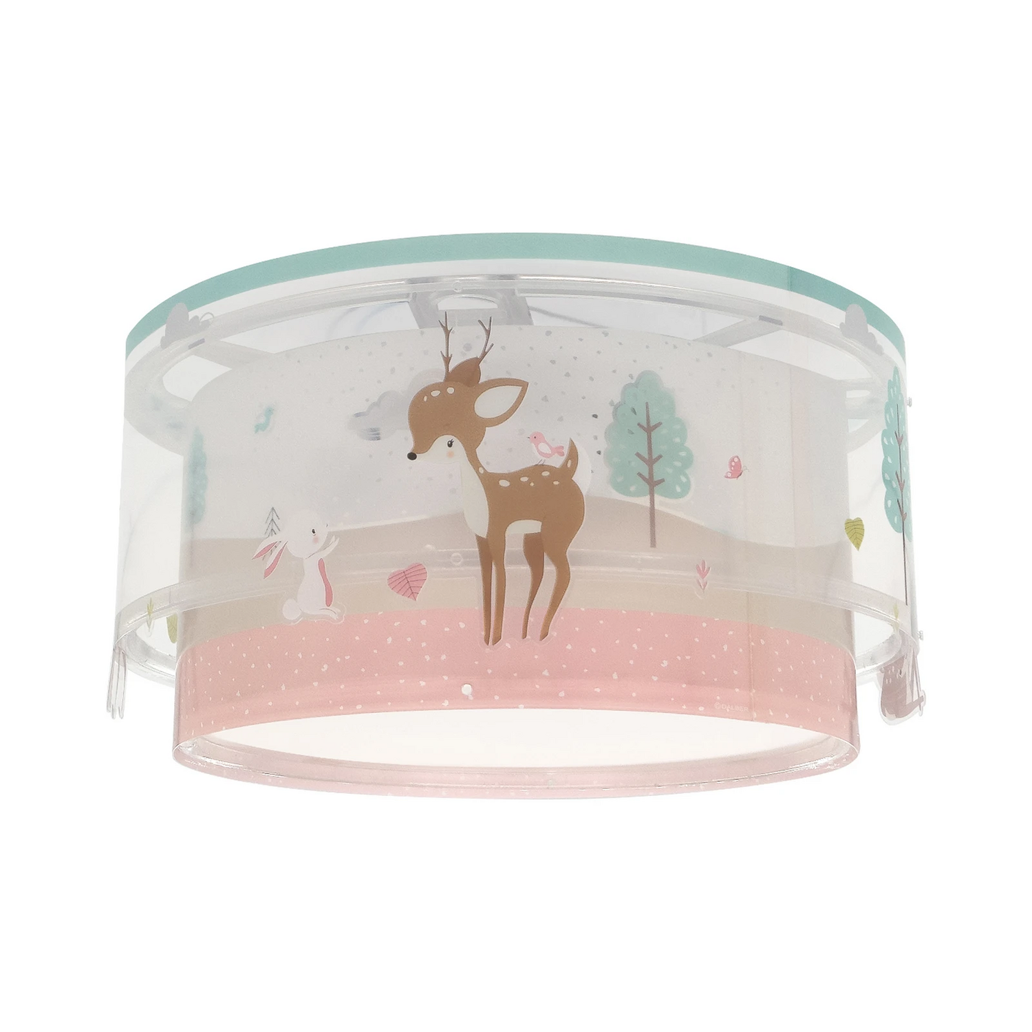 Dalber Kinder Deckenleuchte Deckenlampe Loving Deer Rehmotiv Kinderzimmer Lampe B-Ware - 8420406612768