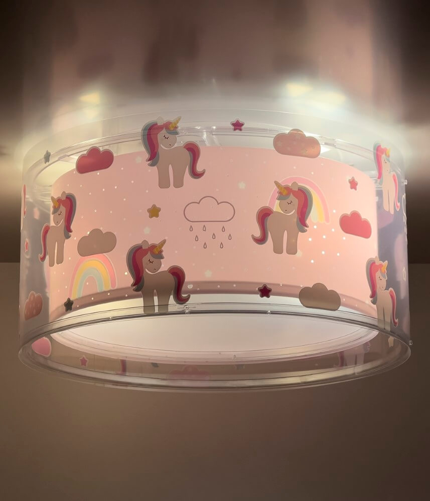 B-Ware Dalber Unicorns Deckenlampe Deckenleuchte Deckenlicht Lampe Einhornmotiv 1 Flg.  - 8420406415963