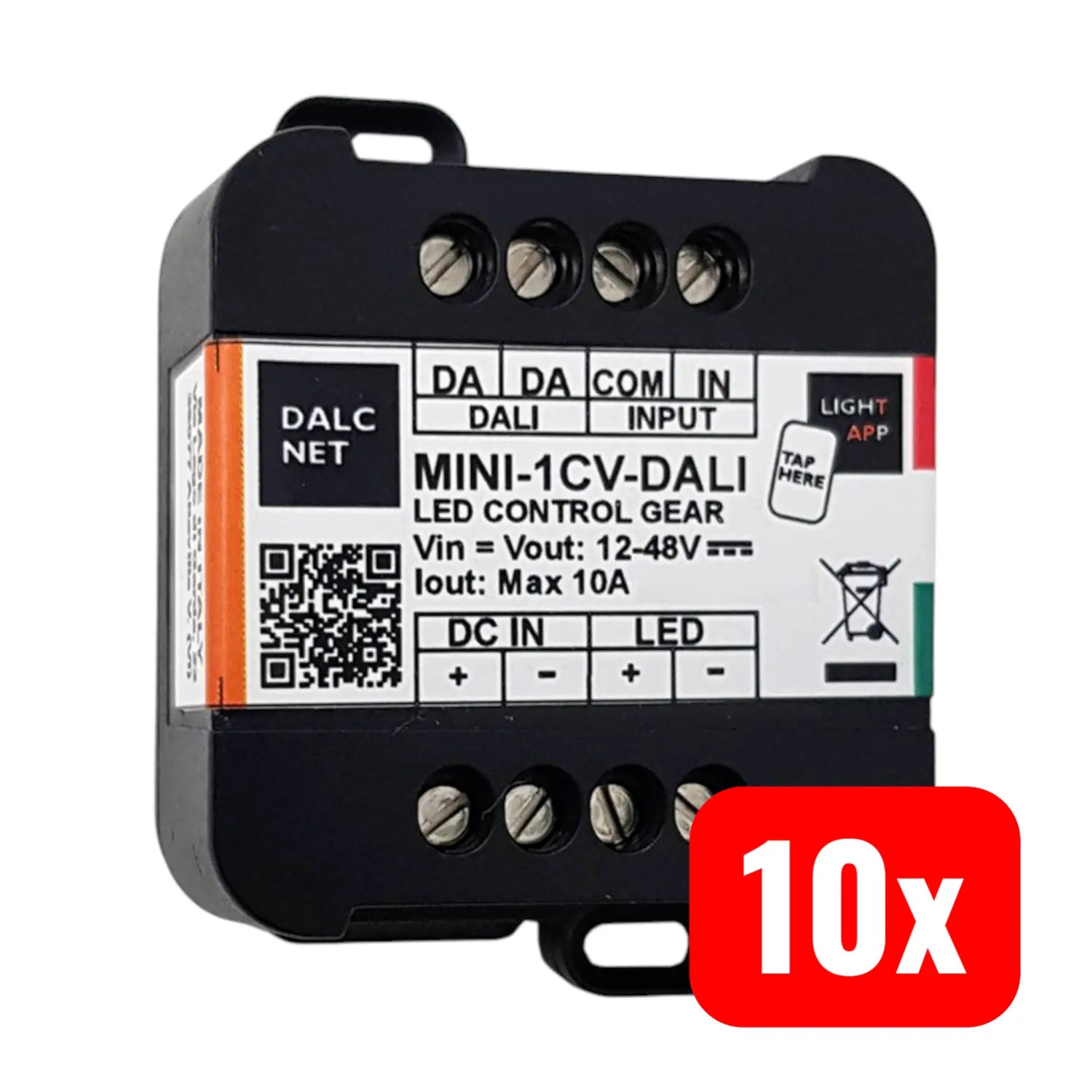B-Ware Dalcnet Mini 1 Cv Dali Dimmer 1 Kanal Schalter Schalter Zubehör 10 Stück - 4021087091046