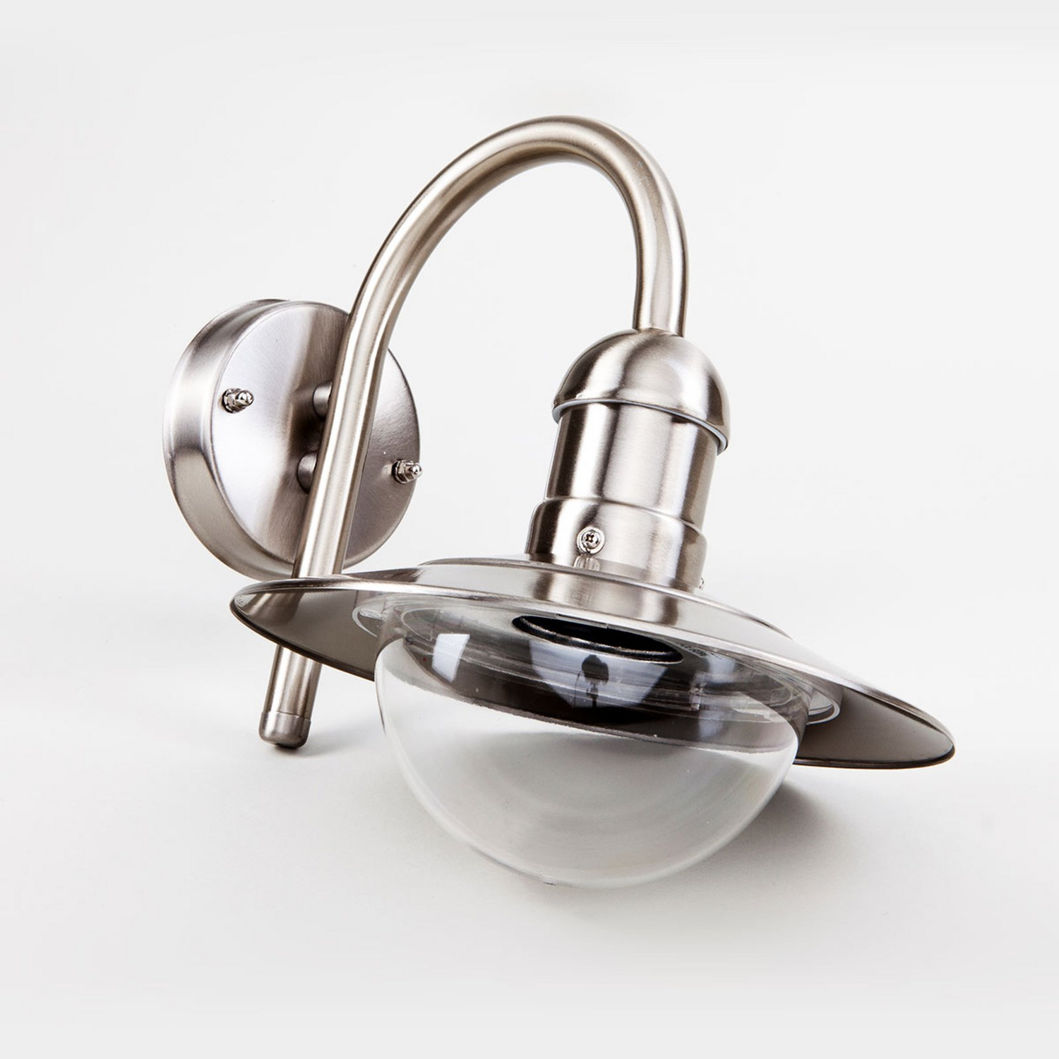 B-Ware Lindby Damion Außenwandleuchte Außenlampe Lampe Wandleuchte Edelstahl E27 1 Flmg