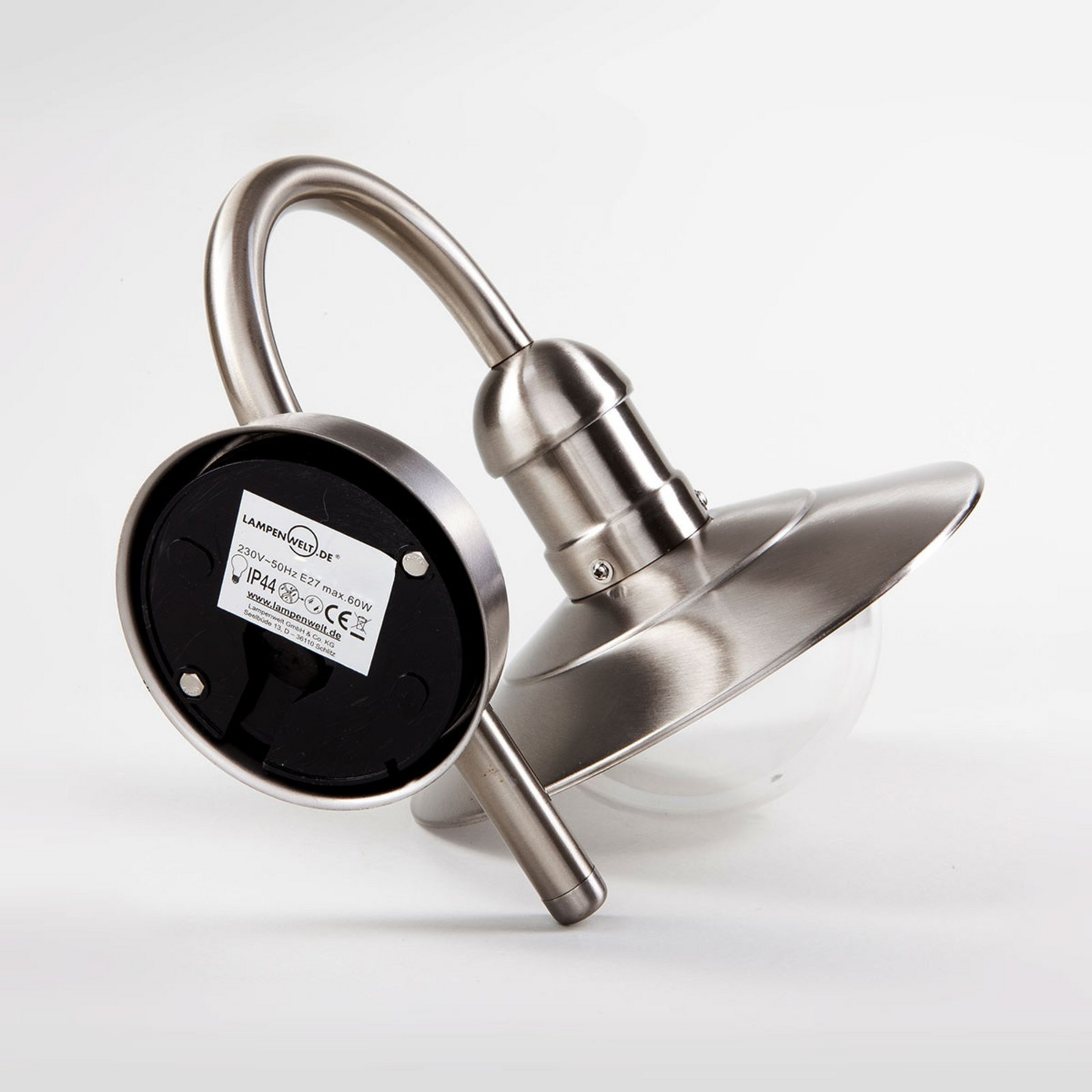 Lindby Damion Außenwandleuchte Außenlampe Lampe Wandleuchte Edelstahl E27 1 F232 B-Ware