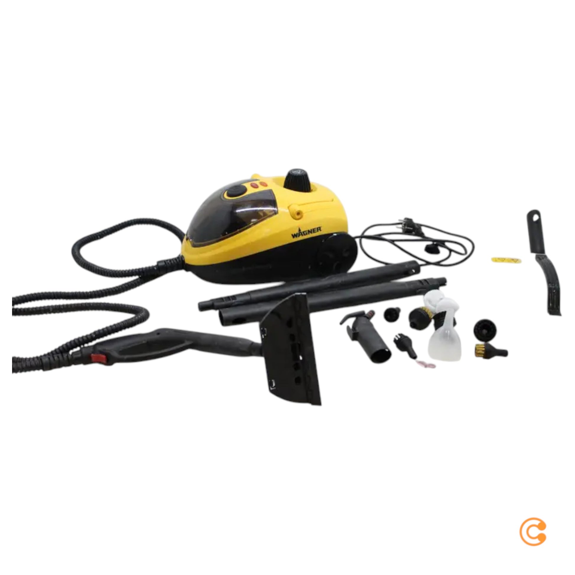 Wagner Power Steamer 915e EU Dampf-Reiniger 1500 W Gelb Schwarz SIEHE TEXT/FOTO - 4004025130236