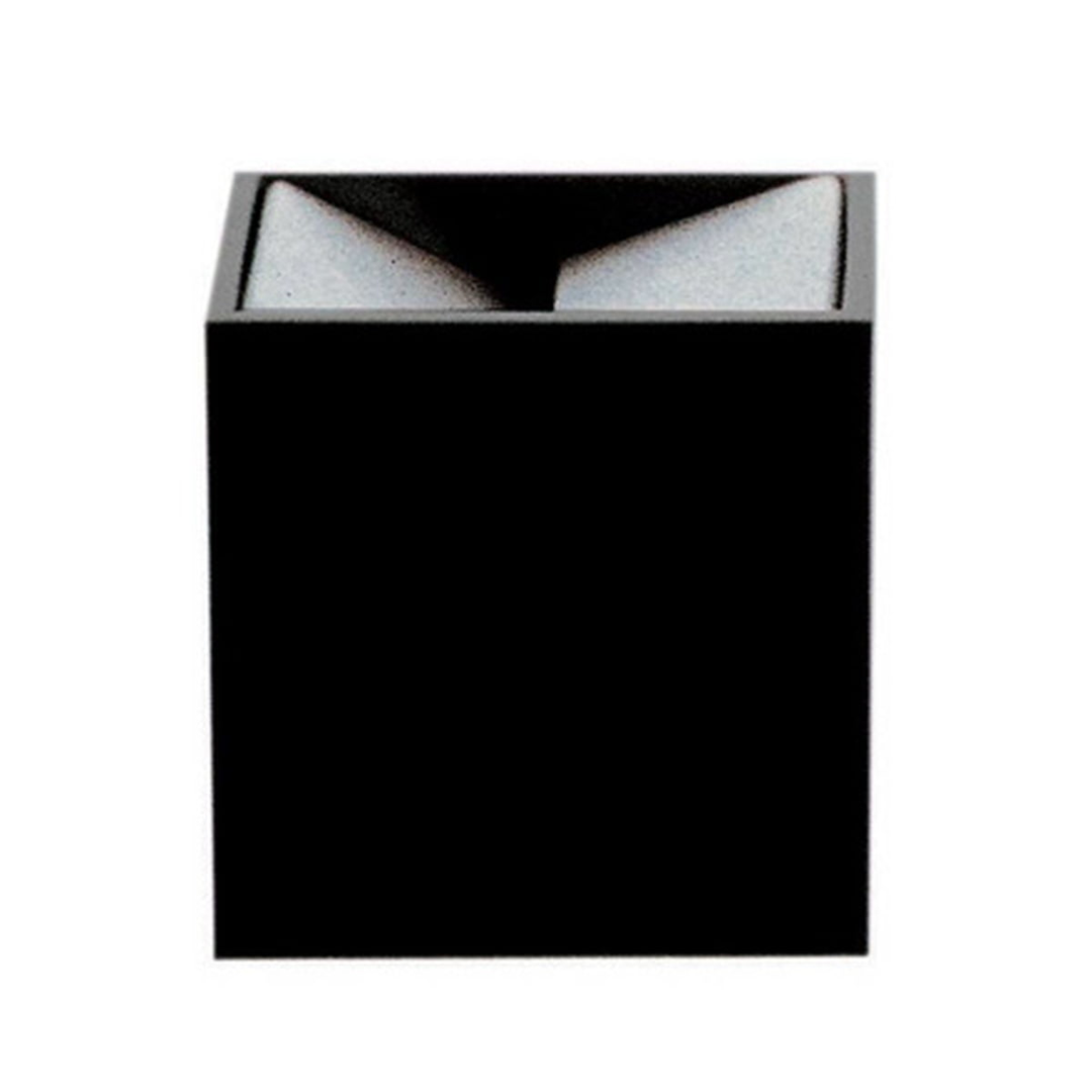 Danese Milano Cubo Aschenbecher Behälter Tischaschenbecher Klein Schwarz B-Ware - 8052993034663