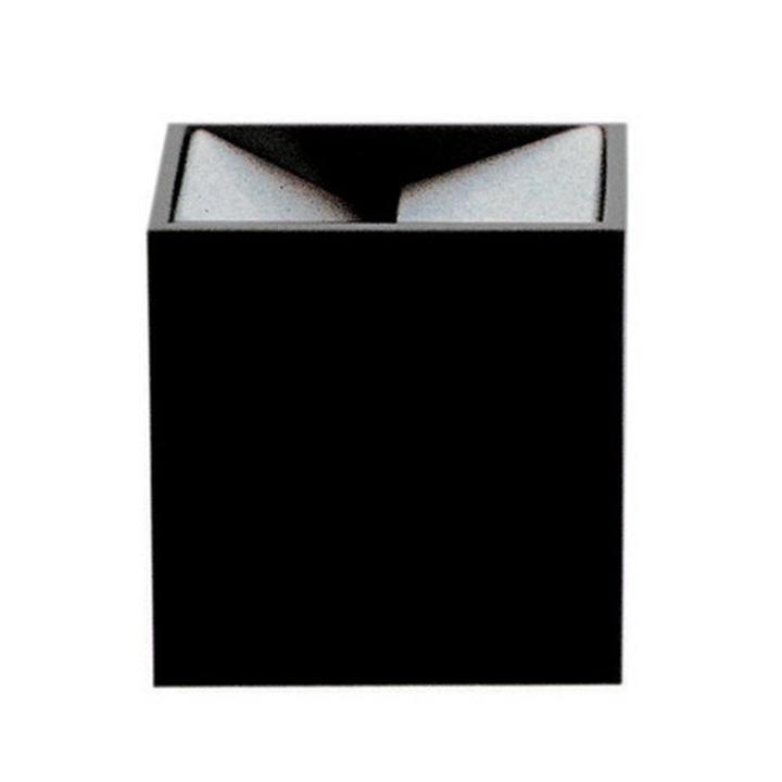 Danese Milano Cubo Aschenbecher Behälter Tischaschenbecher Klein Schwarz B-Ware - 8052993034663