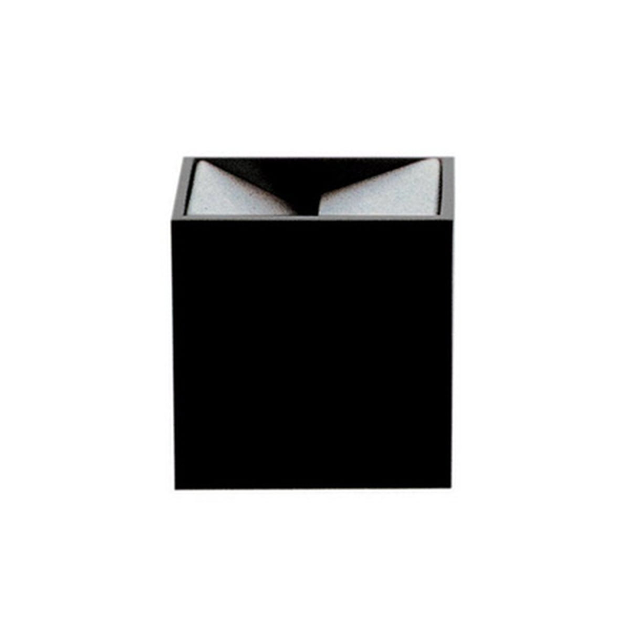 Danese Milano Cubo Aschenbecher Behälter Tischaschenbecher Klein Schwarz B-Ware - 8052993034663