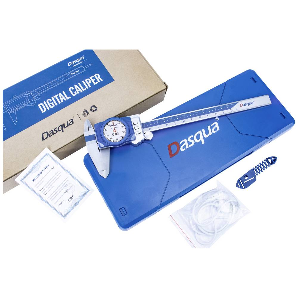 Dasqua 3004 0005 Digitaler Messschieber Schieblehre Wasserdicht Ip67 150 Mm B-Ware - 4064161292991