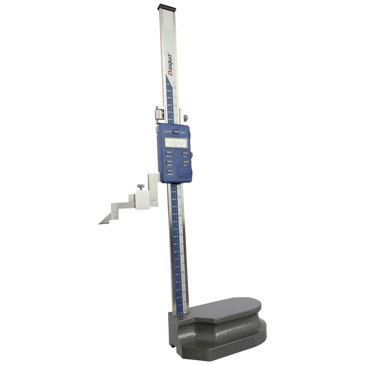 DASQUA 3130-8125 digitales Höhenmessgerät Messwerkzeug Höhenmesser 0-125mm - 4064161307626