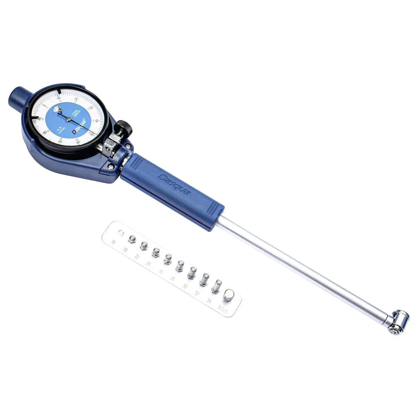 B-Ware Dasqua Messuhr Messgerät Messuhr 60 Mm Ambosse Unterlegscheiben Box L 298,5 Mm - 4064161483405
