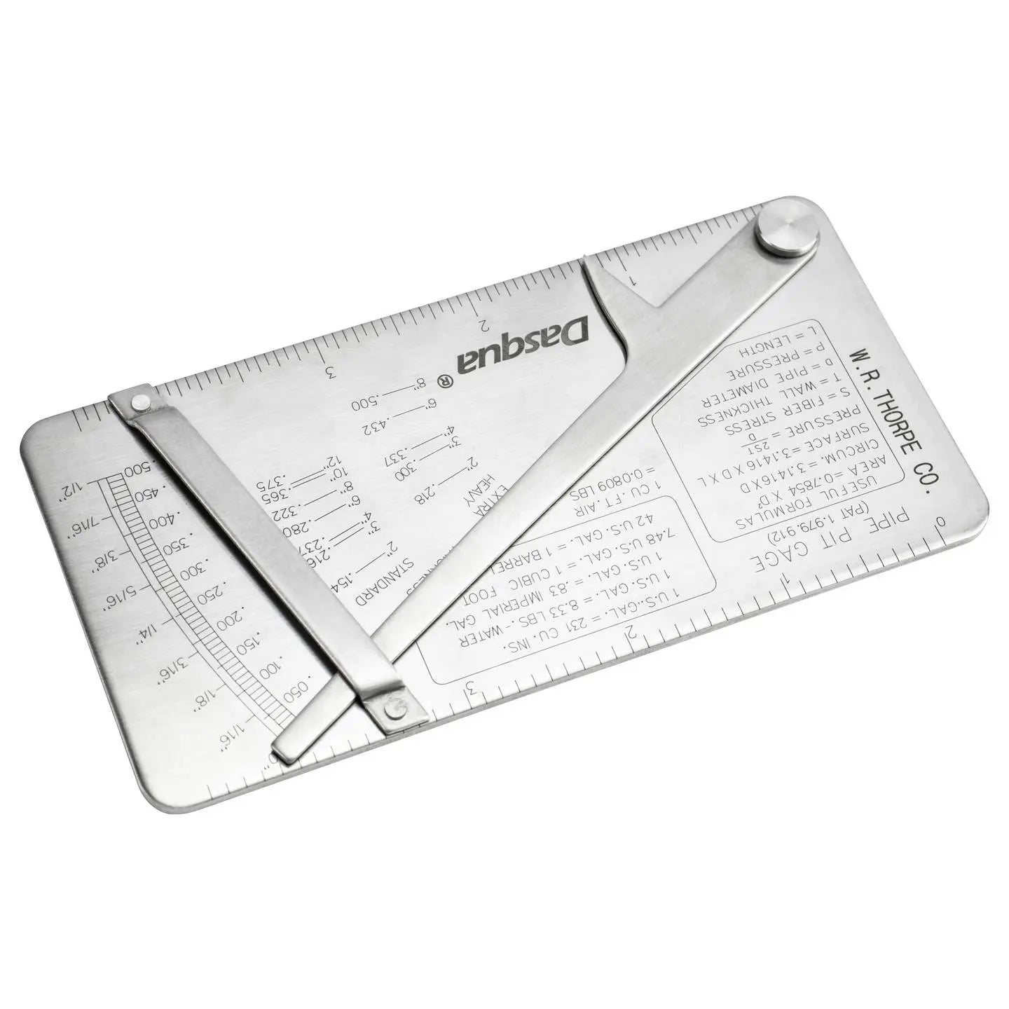 B-Ware Dasqua Schweißlehren Set Messlehre Schweißlehre Schweißmessgerät Kalibriert - 4064161340241