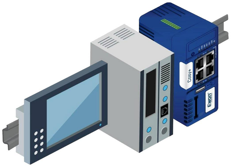 B-Ware EWON EC7133L_00MA Cosy+ HMS Industrial Fernwartungsrouter SIEHE TEXT/FOTO