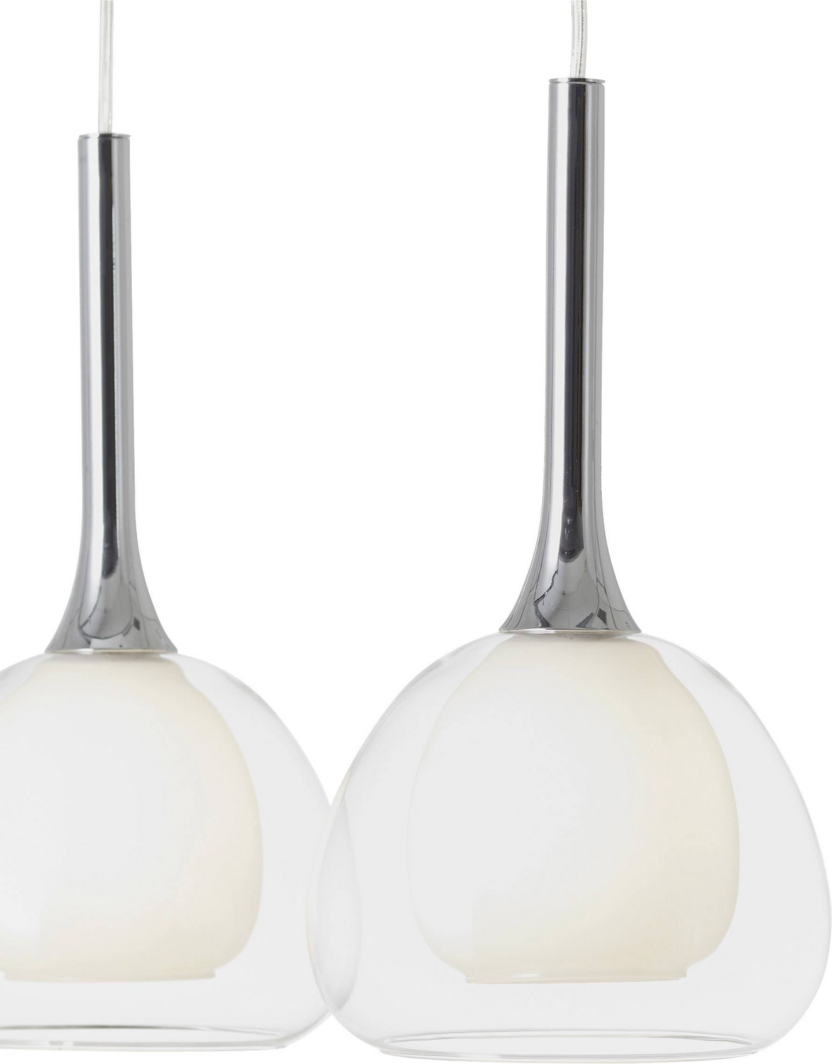 Brilliant Hadan 85573/15 Pendelleuchte Energiesparlampe Led E14 120 W Chrom Lampe B-Ware