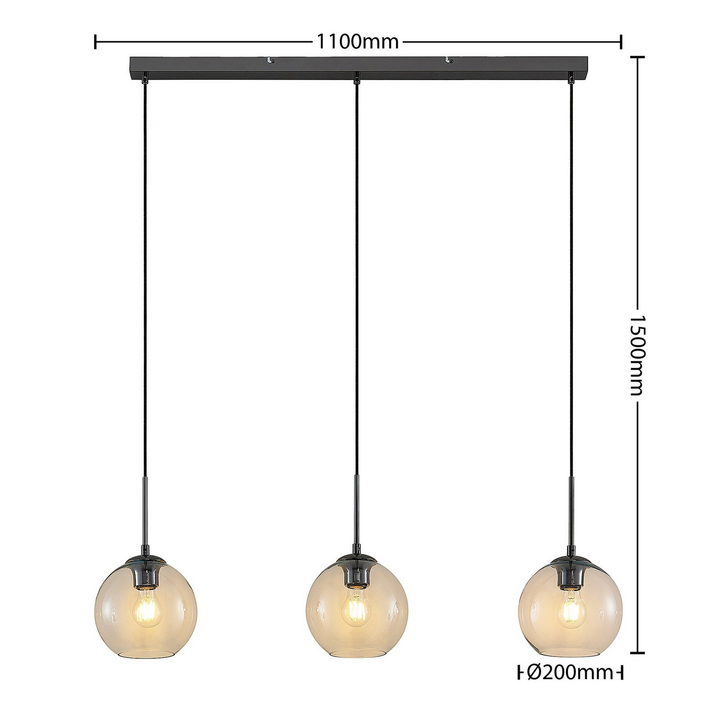 Lindby Firano Hängeleuchte Pendelleuche Lampe Leuchte Hängelampe Deckenleuchte
