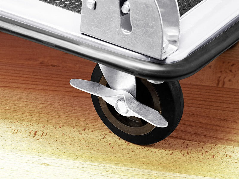 B-Ware Meister Werkzeuge Plattformwagen Klappbar Ablagefach Stahl Traglast Max.:150 Kg