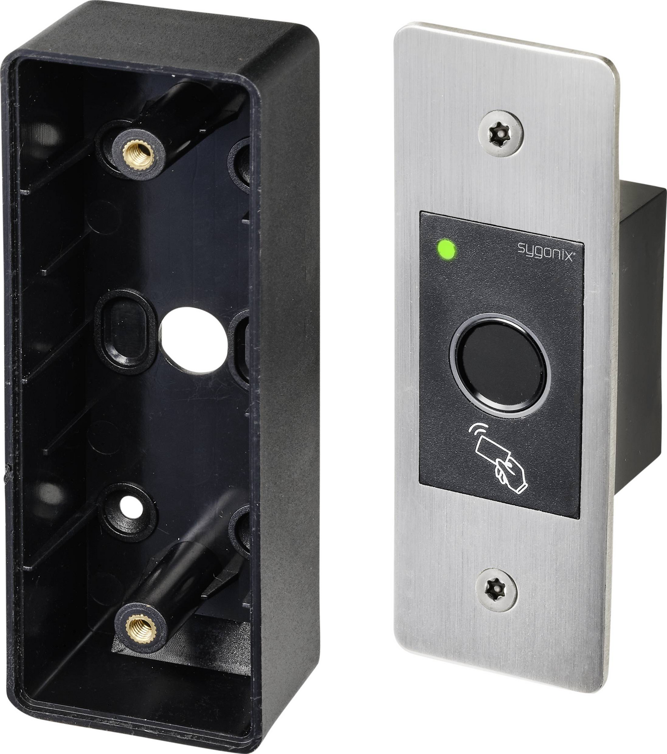 B-Ware Sygonix Sy 4760952 Fingerprint/Rfid Zugangssystem Unterputz 12 V/Dc, 18 V/Dc 709