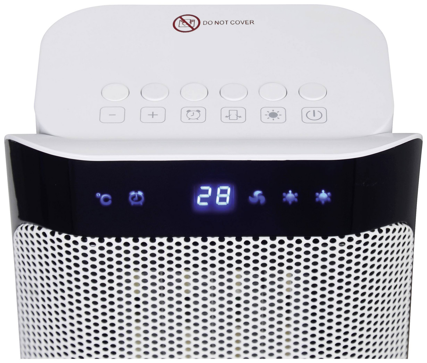 B-Ware SHX SHX37PTC2000LD Heizlüfter n.rel Schwarz-Weiß Klima-Lüfter Gebläse Heizgerät