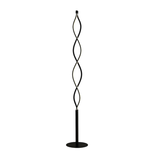 B-Ware Lindby Welina Led Stehleuchte Standlampe Stehlampe Standleuchte Gedreht Schwarz