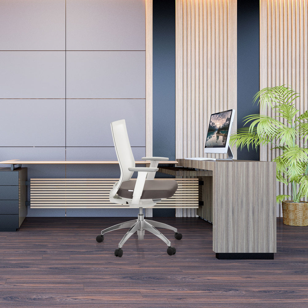 hjh OFFICE ASPEN WHITE Bürostuhl Drehstuhl Schreibtischstuhl Schreibtischstuhl - 4251084660529