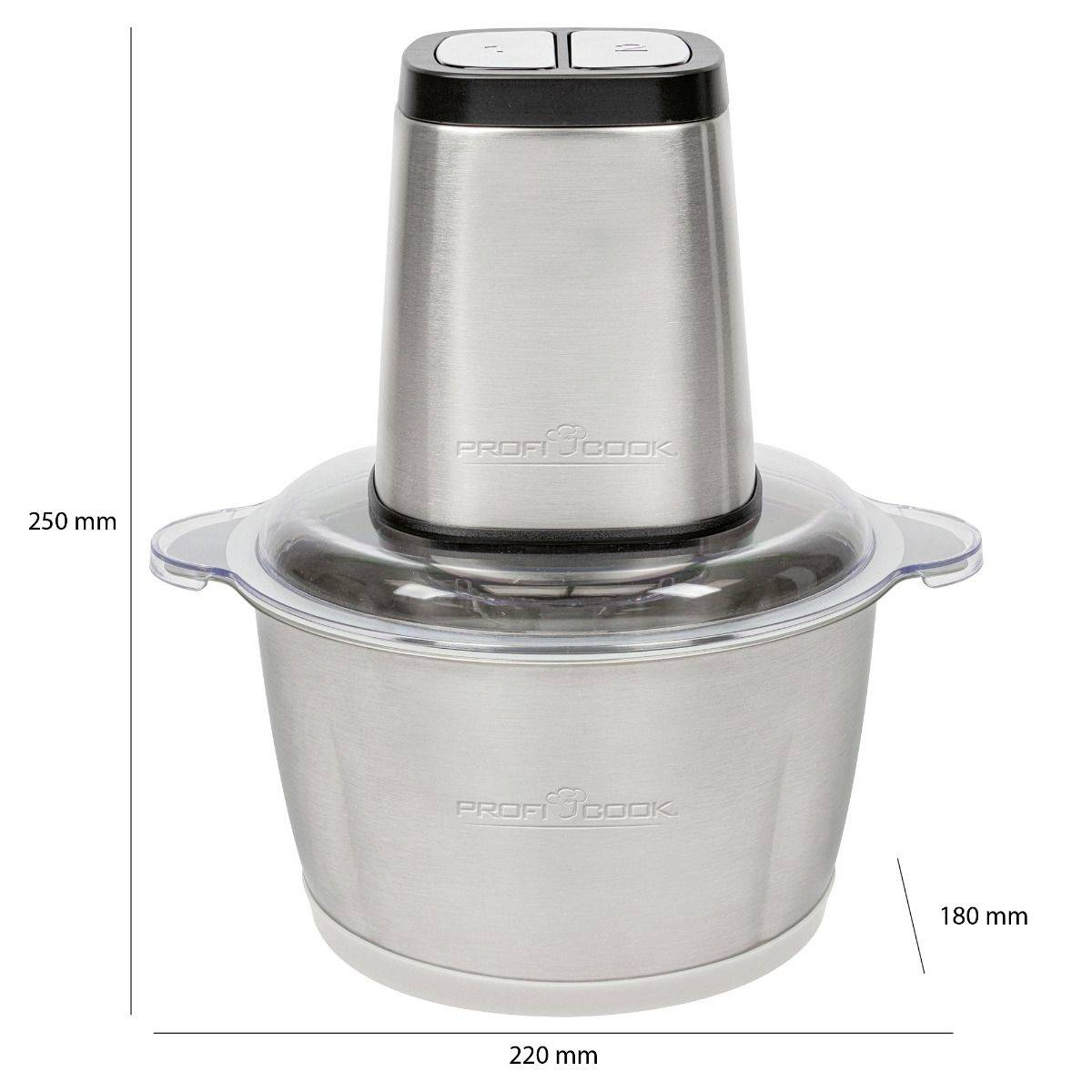 B-Ware Profi Cook Pc Mz 1227 Multimesser 500 W Edelstahl Küchenkleingerät Küchenmaschine