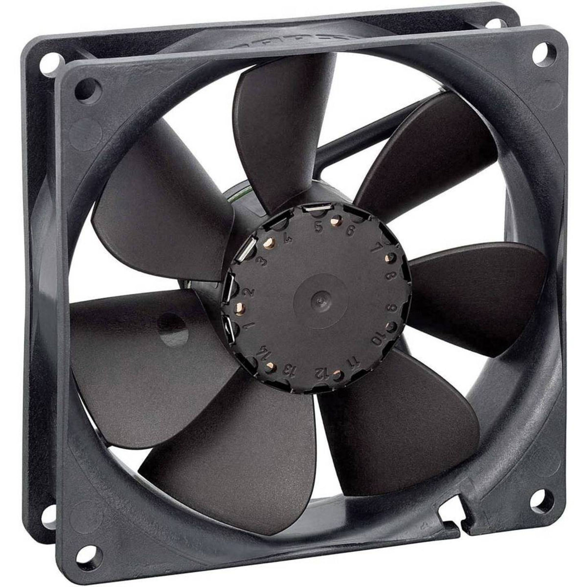 EBM Papst 3412 NG Axiallüfter 12 V/DC 82 m³/h 25.4 x 92 x 92 mm Lüfter Gebläse - 4064161280851