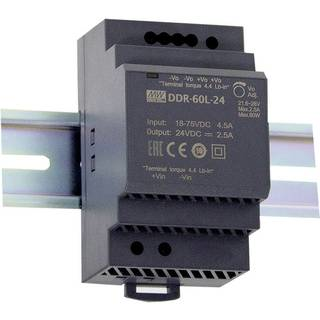 B-Ware Mean Well Ddr 60 G 12 Hutschienen Dc/Dc Wandler (Din Rail) 12 V/Dc 5 A 60 W   - 4021087050708