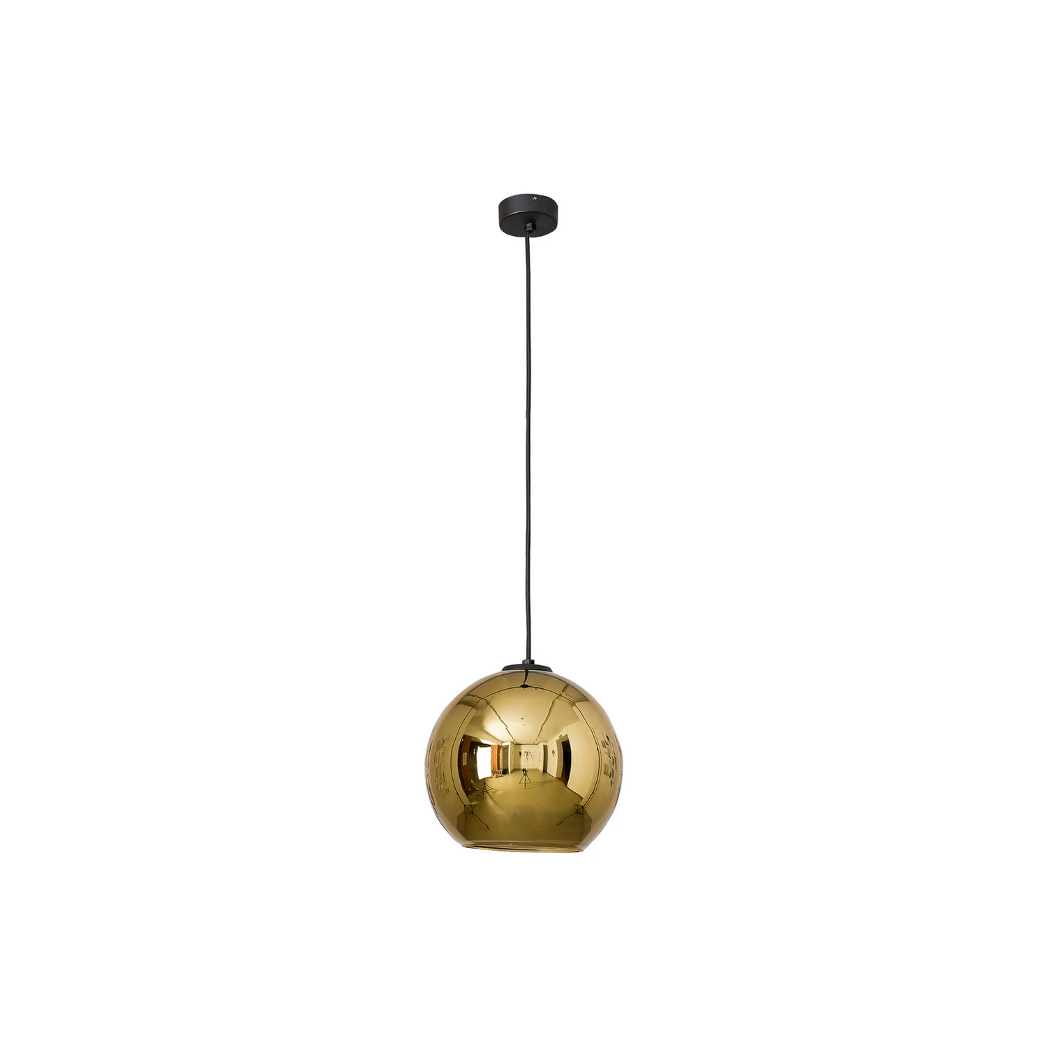 Nowodvorski Lighting Hängeleuchte Polaris Hängelampe E27 Verspiegeltes Glas Gold B-Ware - 5903139905794