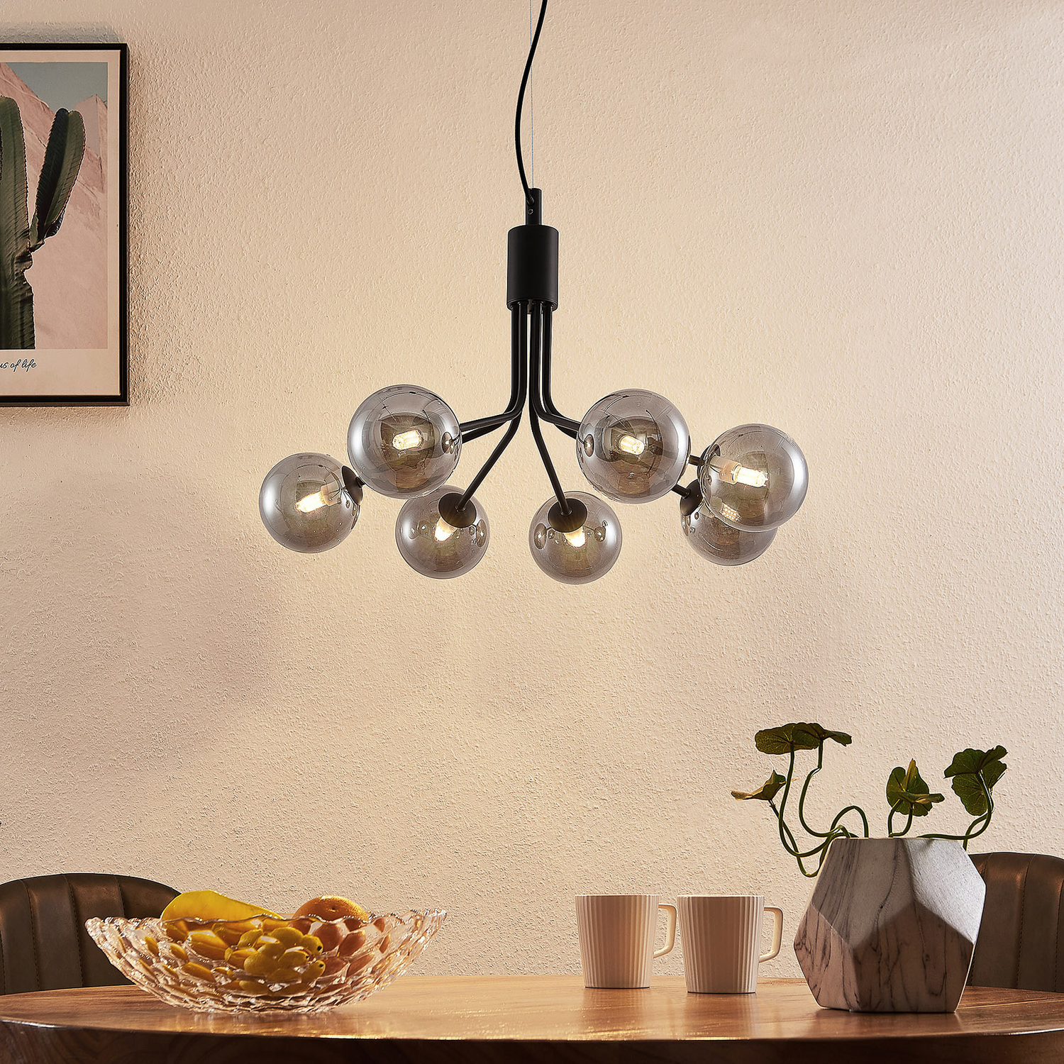 B-Ware Lucande Wynona Pendelleuchte 7 Flammig Deckenlampe Hängelampe359 - 4251911704518