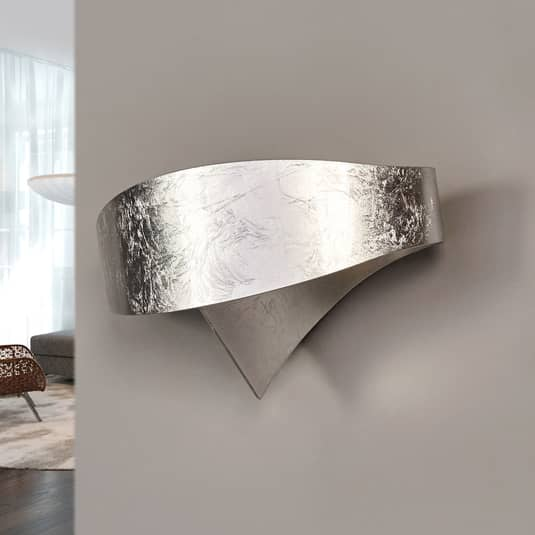 Selène Silberne Designer Wandleuchte Wandleuchte Lampe Leuchte Innenraum Scud234 B-Ware - 8023761065769