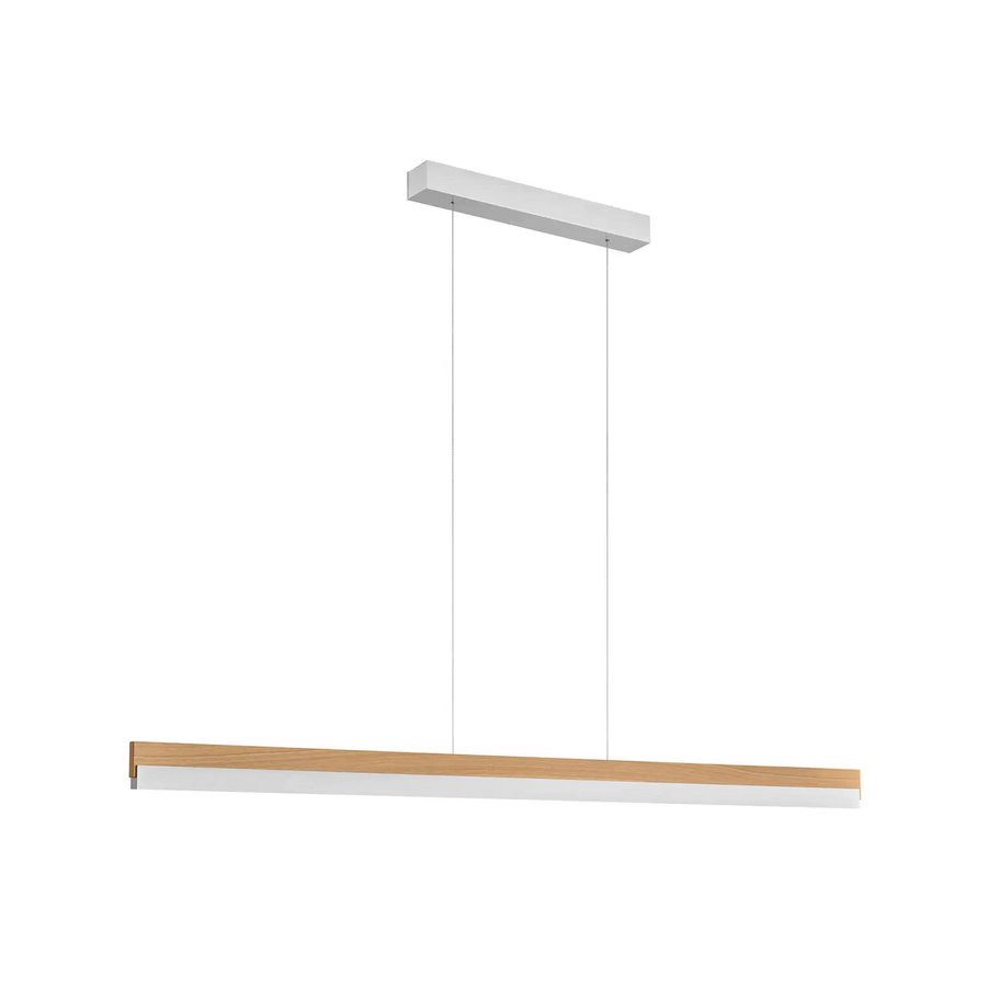 Quitani Led Hängelampe Keijo Nickel Eiche 143 Cm Deckenlampe Lampe Leuchte Spot B-Ware - 4251911762259