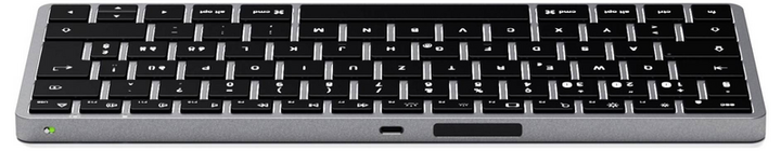 Satechi Slim X1 Schweiz QWERTZ Bluetooth Tastatur Keyboard Bluetooth-Tastatur