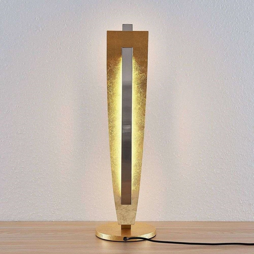 B-Ware Lucande Led Tischleuchte Marija Schreibtischlampe Deko Bürotischlampe Gold Op74