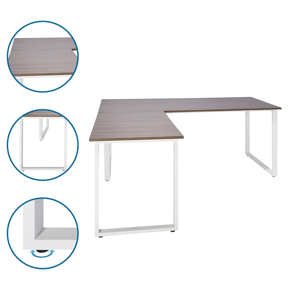 hjh OFFICE Eckschreibtisch Schreibtisch WORKSPACE XL I 180x180cm SIEHE TEXT/FOTO - 4064323014614