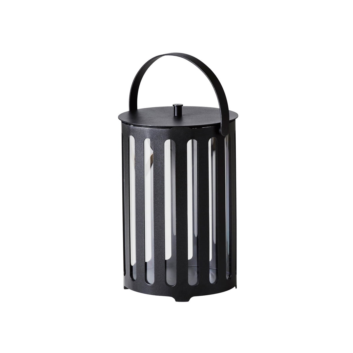 Cane Line Lighttube Laterne Windlicht Leuchte Lava Grau ø22x H42cm B-Ware - 5711877091668