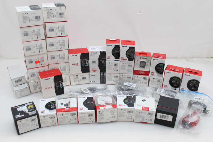 48x Beschädigte Polar Uhren Sportuhre Smartwatch Fitnessuhr Defekt Unvollständig D-Ware