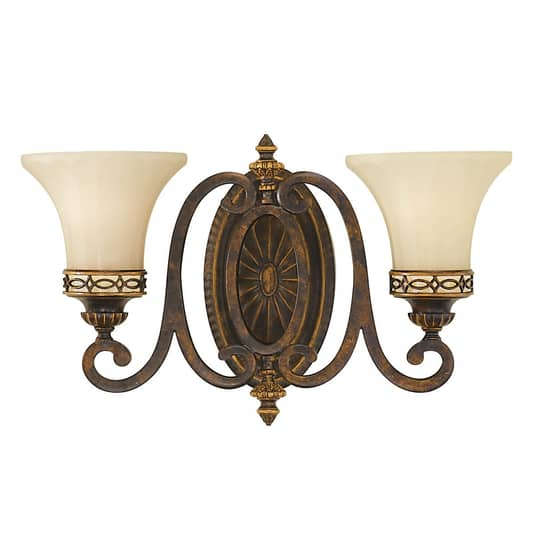 Feiss Wandleuchte Drawing Room Wandleuchte Wandlicht Deko Flurleuchte 2 Flg Brei B-Ware - 5024005230311